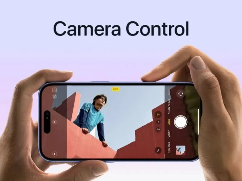 Nhấn để mở camera nhanh chóng và tiện lợi