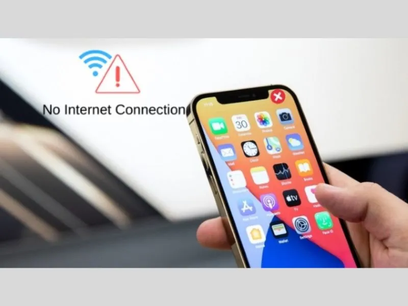Không kết nối mạng có thể là nguyên nhân youtube bị lỗi trên iPhone