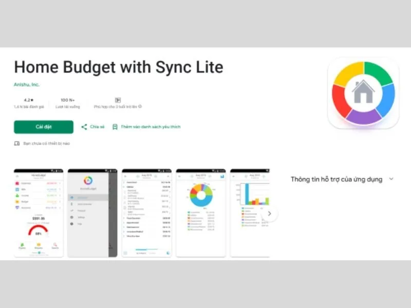 Home Budget With Sync Lite