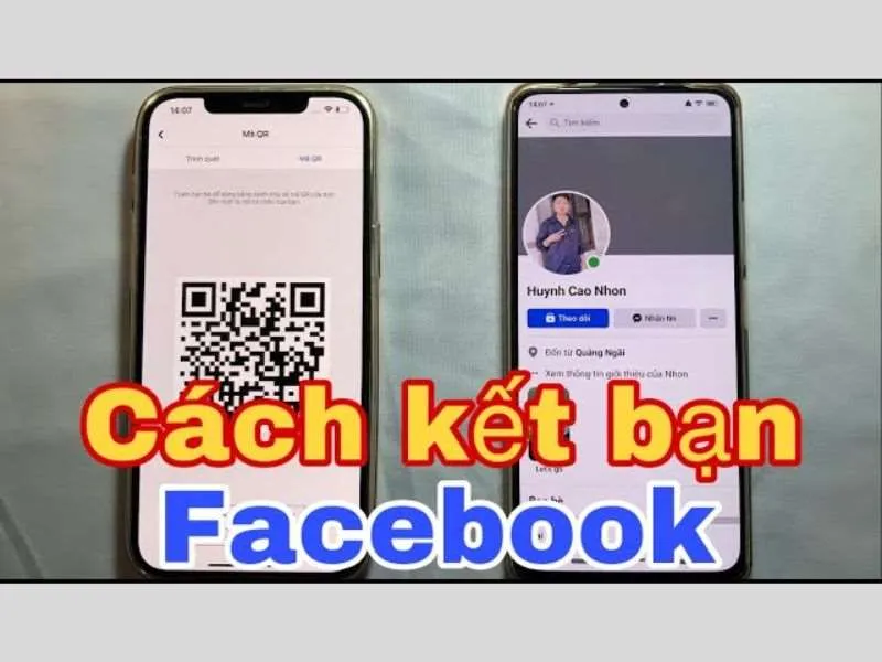 Cách kết bạn facebook bằng mã QR trên điện thoại