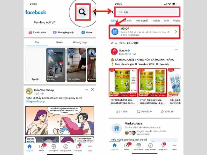 Cách kết bạn Facebook bằng mã QR nhanh chóng
