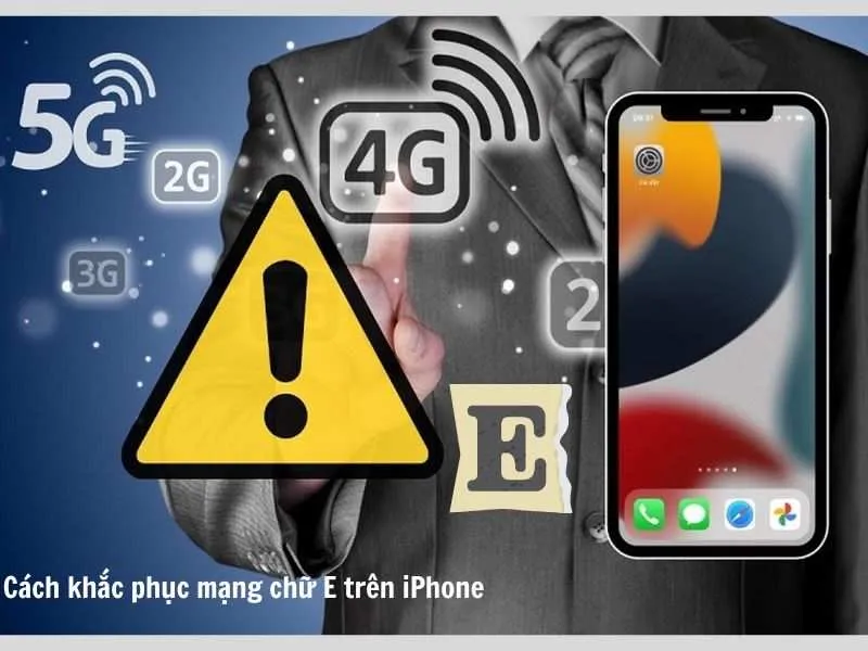 Cách khắc phục mạng EDGE trên iPhone đơn giản