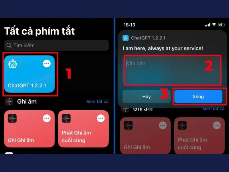 Tùy chỉnh câu lệnh để kích hoạt Chat GPT với Siri
