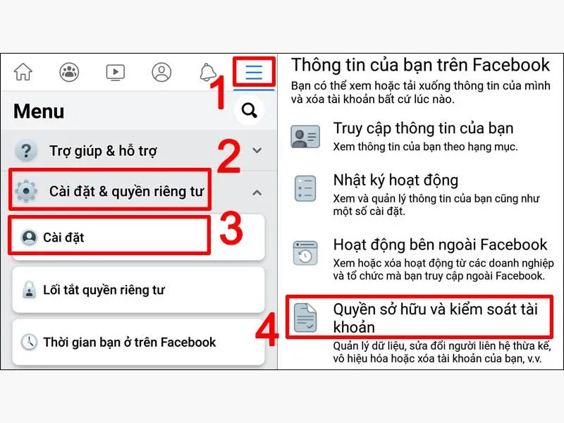 Cách xóa tài khoản facebook trên iphone vĩnh viễn