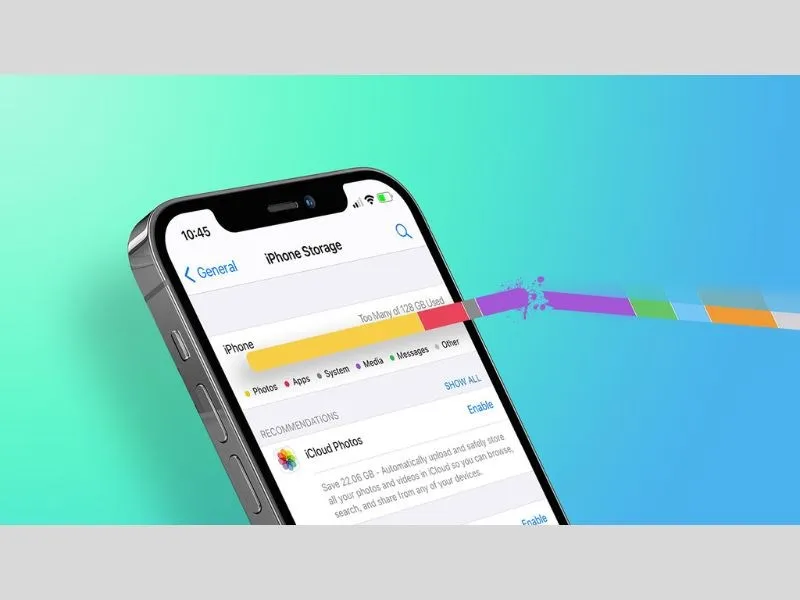Dung lượng iPhone không đủ để cập nhật ứng dụng