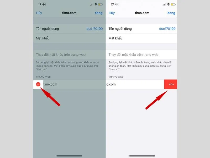 Cách xóa mật khẩu đã lưu trên iPhone
