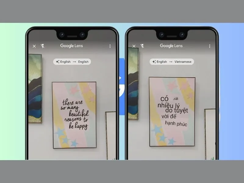 Google Lens: phần mềm dịch bằng camera trên iphone miễn phí