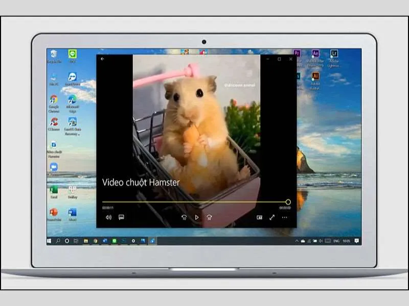 Mở video vừa lưu