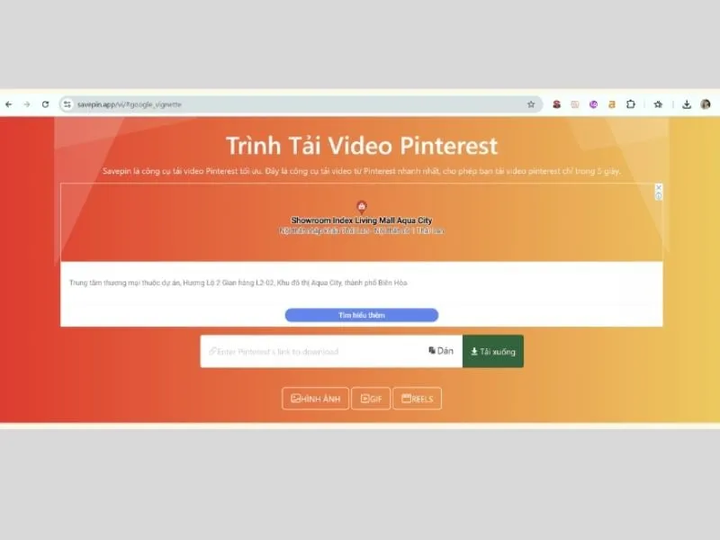 Trang web hỗ trợ Tải video pinterest miễn phí