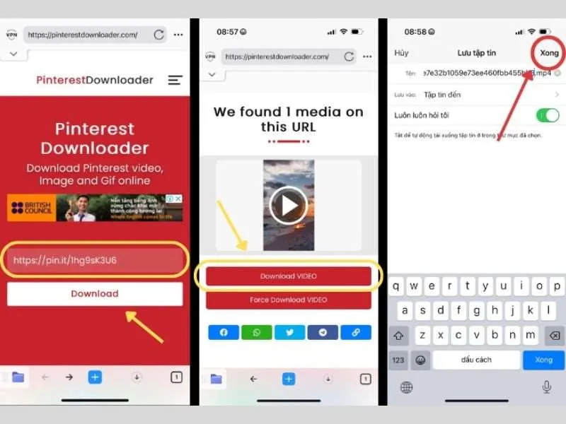 Lưu video về điện thoại iPhone