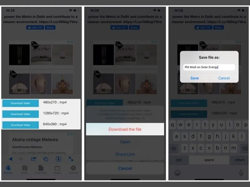 Nhấn Save để lưu vào mục Media