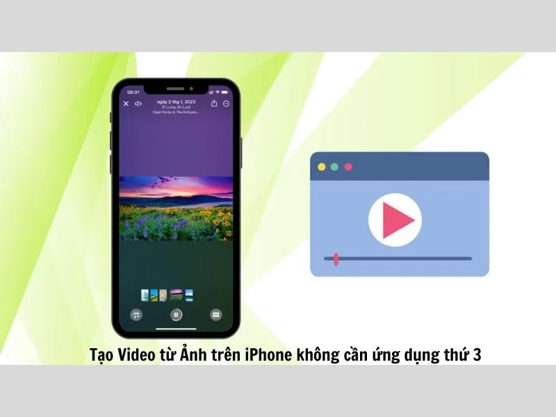 Hướng dẫn Tạo video từ ảnh trên iPhone