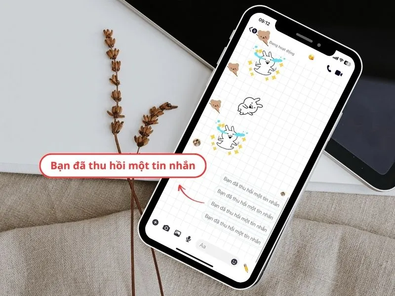 Xem tin nhắn đã thu hồi trên messenger trên iphone