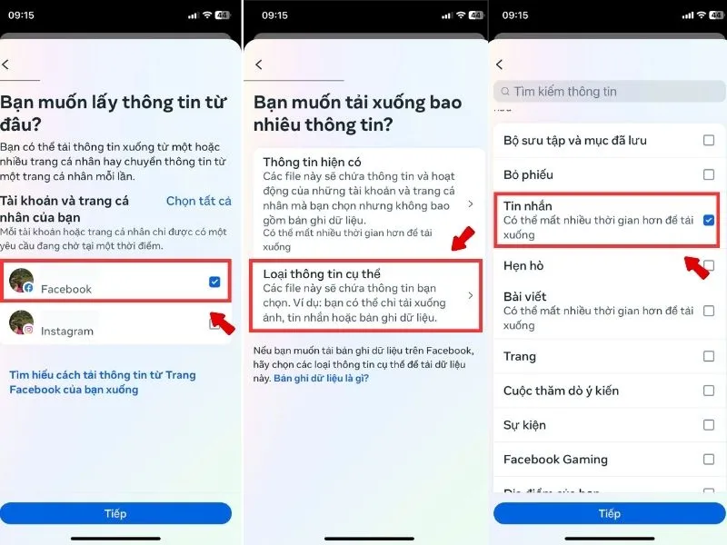 Xem tin nhắn đã thu hồi trên messenger trên iphone