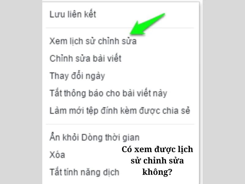 Cách ẩn lịch sử chỉnh sửa bài viết trên Facebook