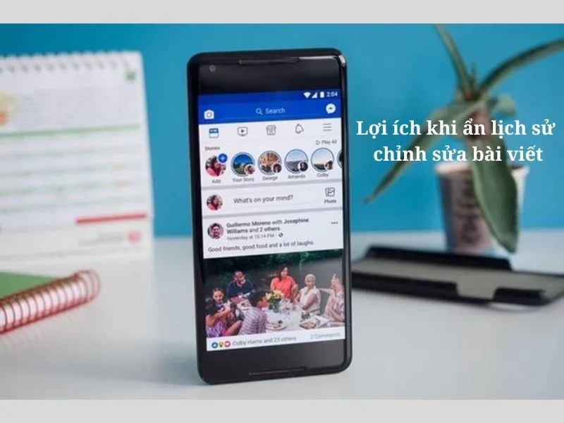 Cách ẩn lịch sử chỉnh sửa bài viết trên Facebook