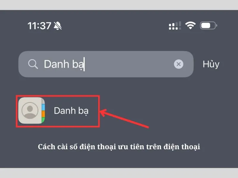 Cài đặt số ưu tiên trên điện thoại iPhone và Samsung