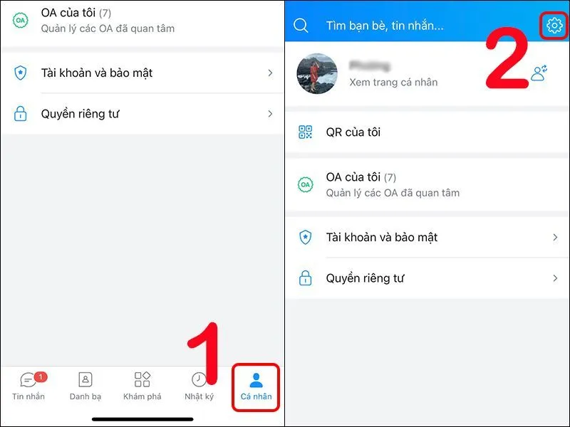 Cài đặt lại quyền riêng tư