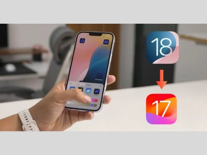 Hạ iOS 18 xuống 17 an toàn nhất