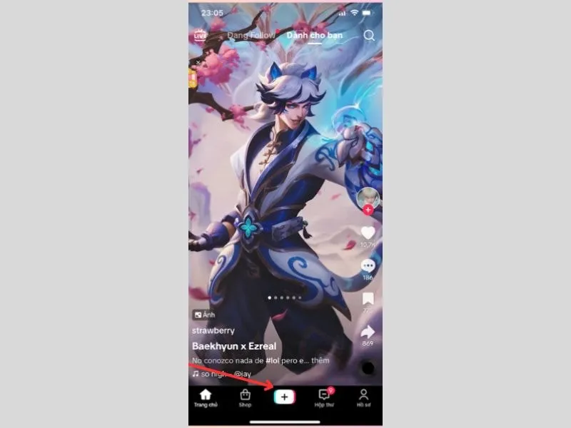 Đăng video mới cùng nội dung là Cách khôi phục video đã xóa trên TikTok