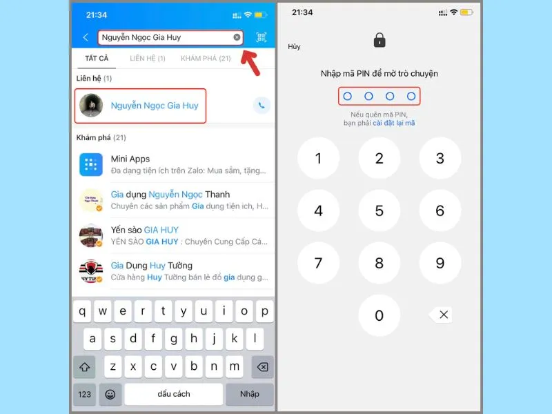 Cách ẩn tin nhắn zalo không bị phát hiện
