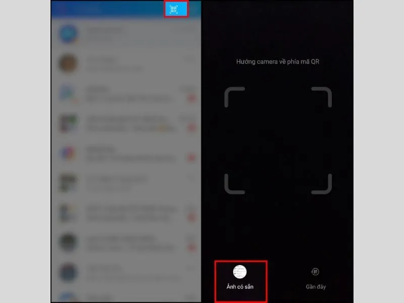 Quét mã QR là một trong các cách thêm bạn Zalo