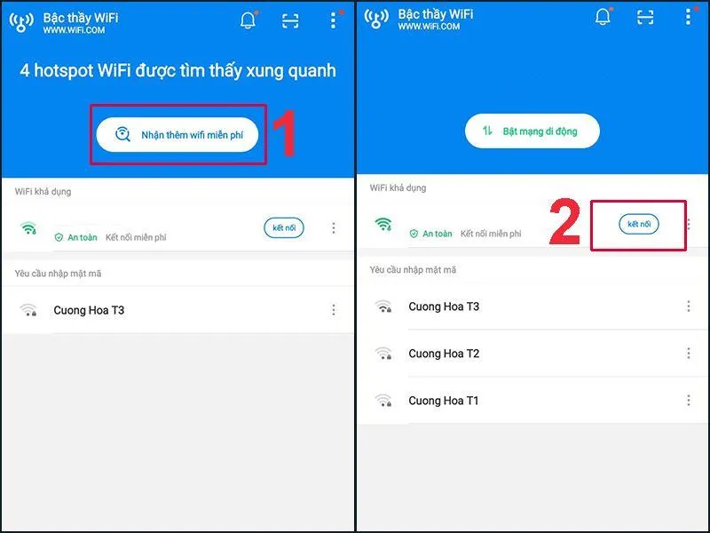 Cách vào Wifi không cần mật khẩu bằng app