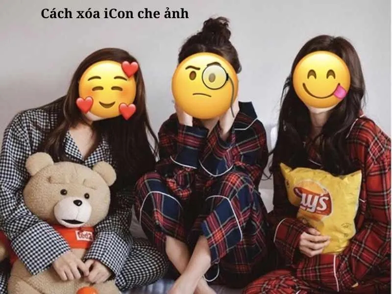 Cách xóa icon che ảnh miễn phí trên điện thoại