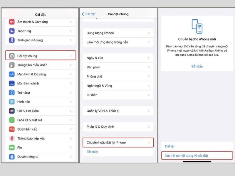 Đưa iPhone của bạn về cài đặt như ban đầu