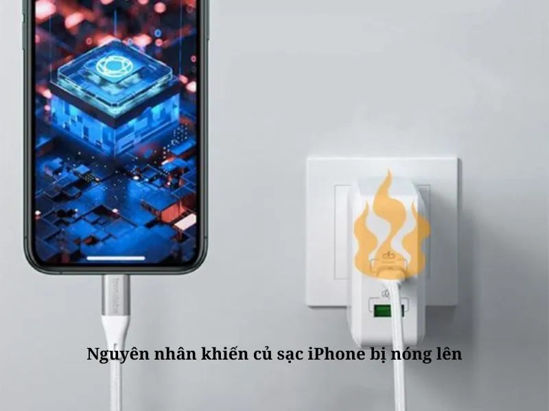 Lý do khiến sạc iPhone bị nóng