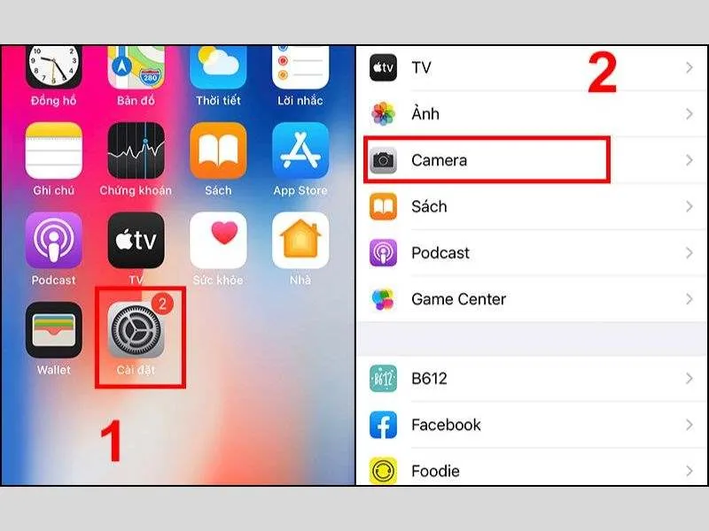 Chọn chất lượng Video trước khi quay