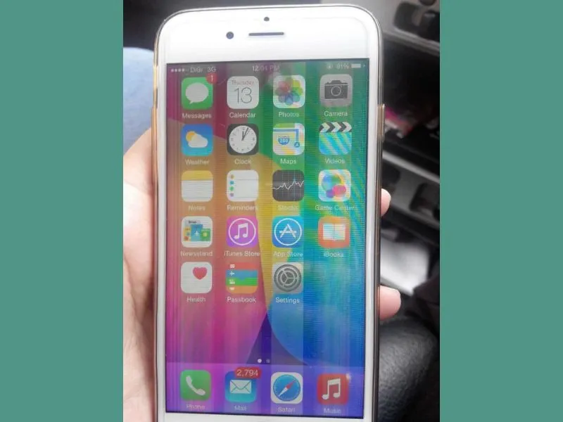 Điện thoại iphone bị nhiễu sóng