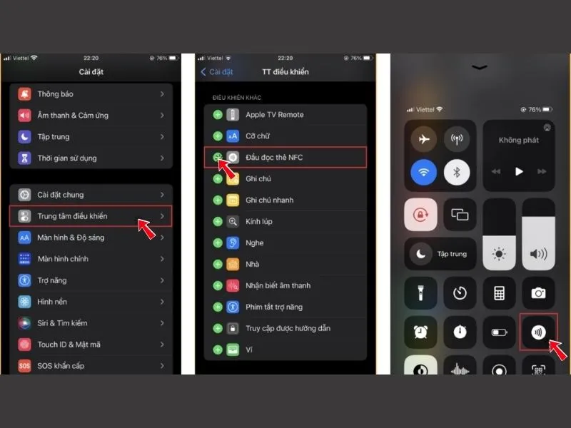 Xử lý lỗi Không quét được nfc trên iphone