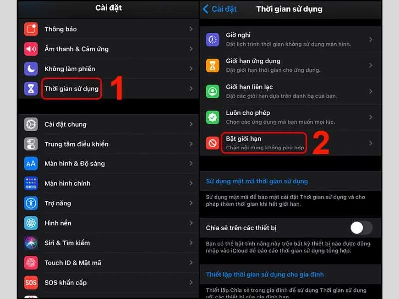 Tắt giới hạn nội dung để duyệt web tốt hơn
