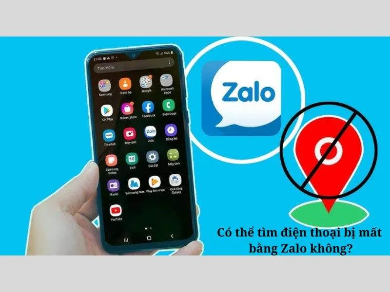 Không thể Tìm điện thoại bị mất qua Zalo