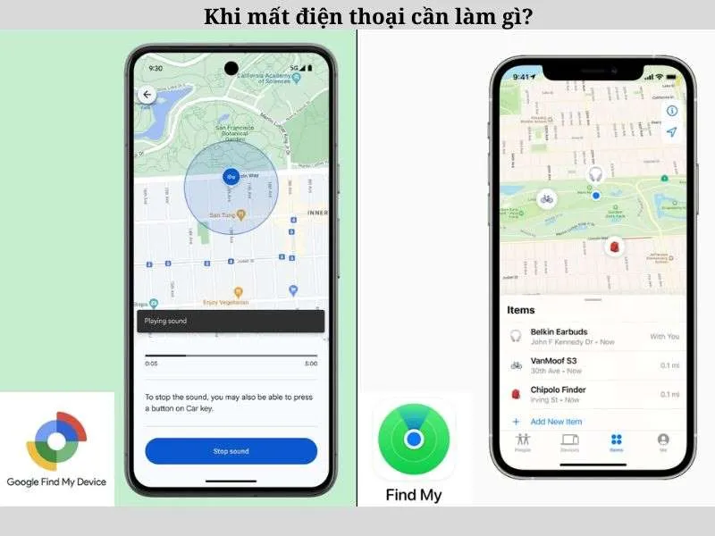 Điều cần thiết khi phát hiện điện thoại bị mất