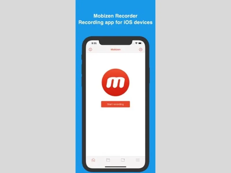 Ứng dụng quay màn hình iPhone - Mobizen