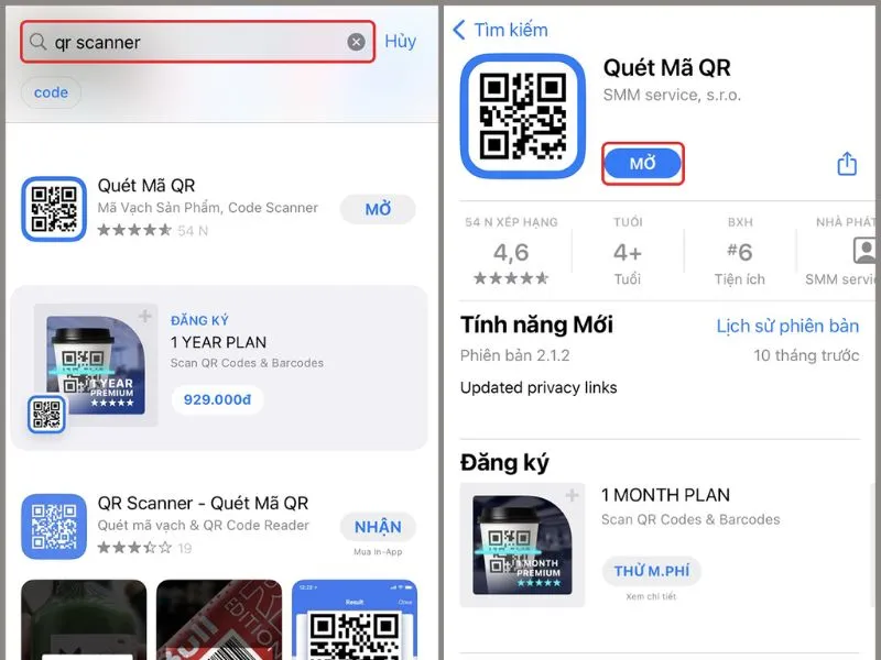 Hướng dẫn cài đặt ứng dụng quét mã vạch