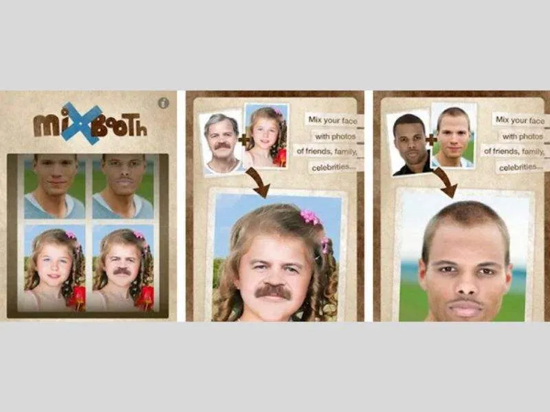 Mixbooth là ứng dụng ghép mặt thú vị