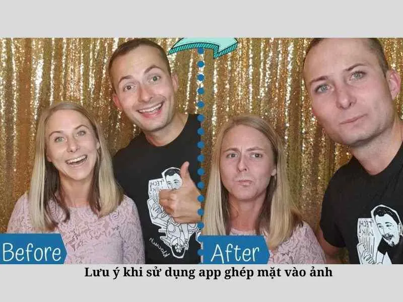 Một số lưu ý khi sử dụng app ghép mặt vào hình ảnh