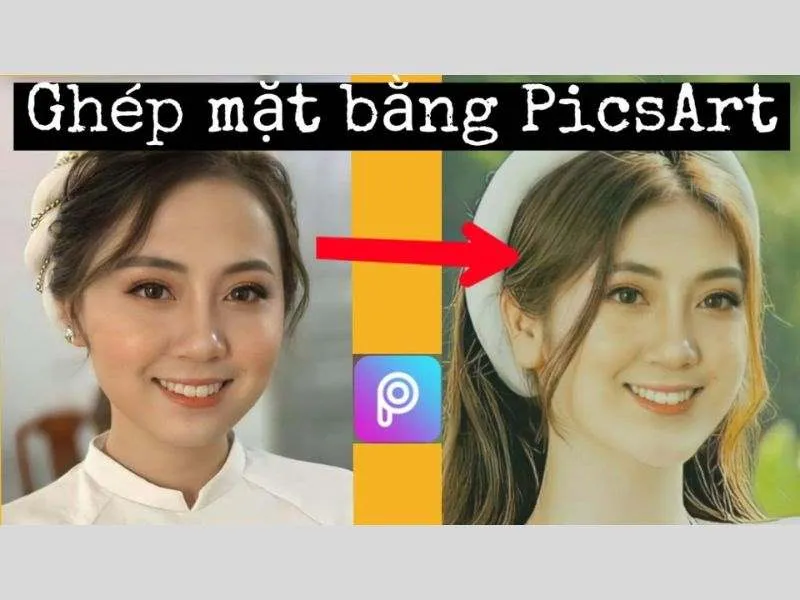 App ghép mặt vào ảnh ứng dụng PicsArt