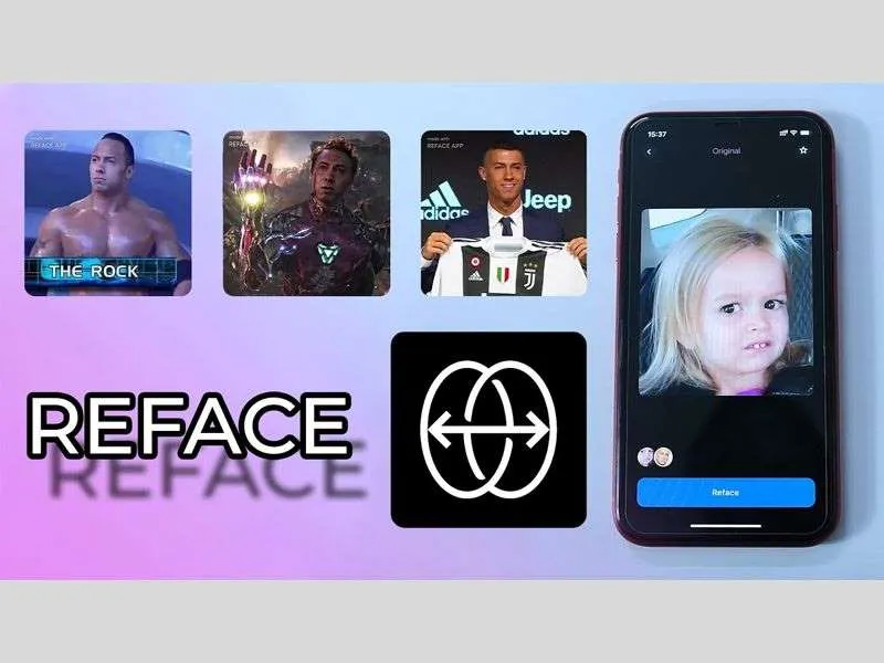 Reface là app ghép mặt vào ảnh có sẵn
