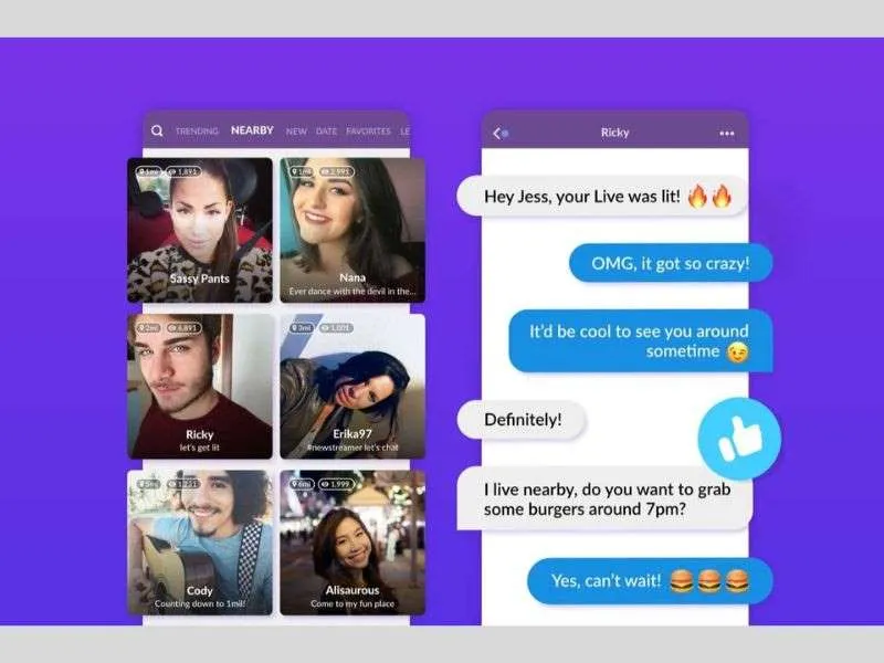 App nói chuyện với người lạ - Sử dụng miễn phí trên Meetme