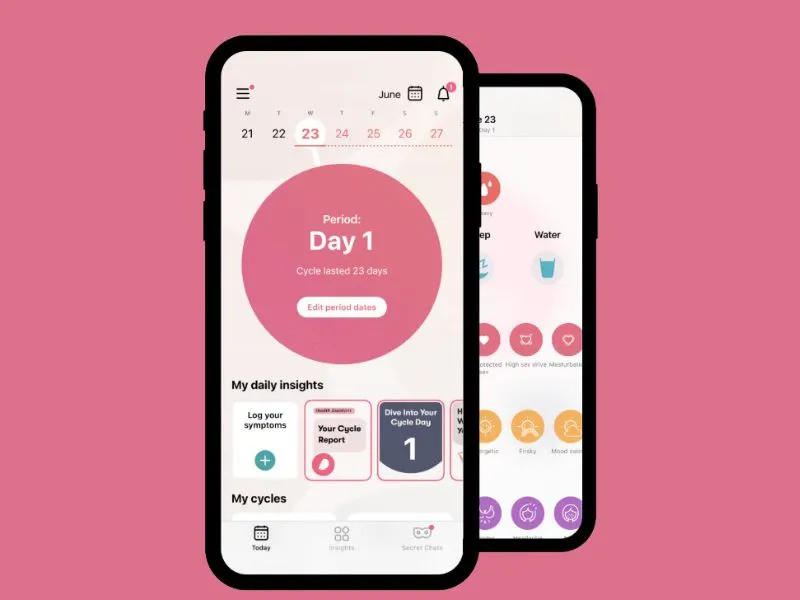 Theo dõi kinh nguyệt trên iphone