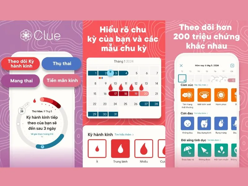 App theo dõi kinh nguyệt tốt nhất