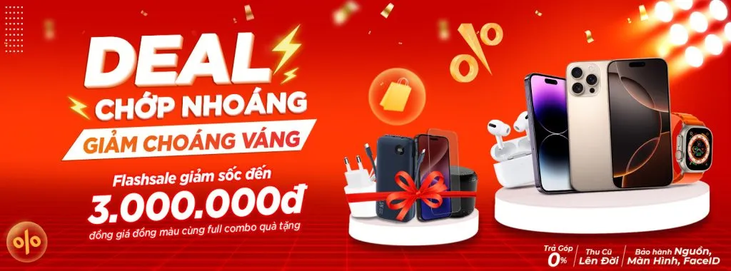 deal chớp nhoáng - sale choáng váng