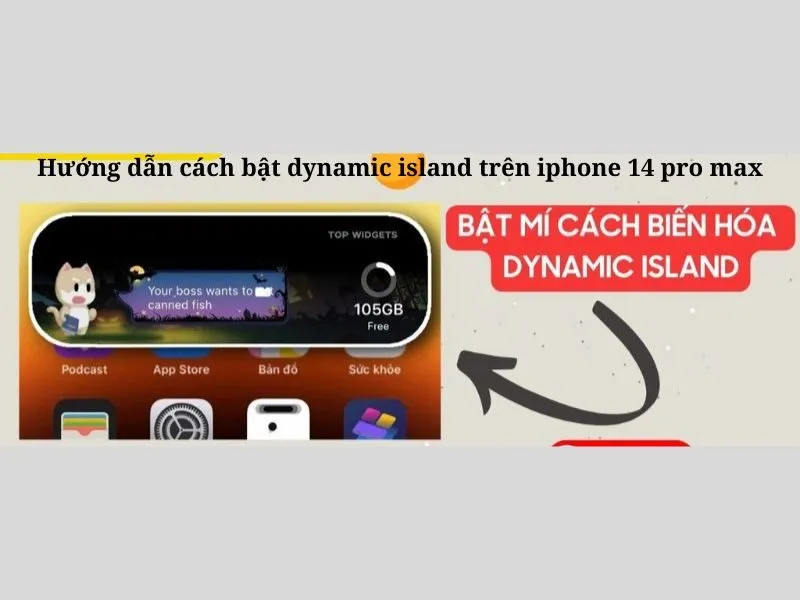 Cách bật dynamic island trên iphone 14 pro max dễ