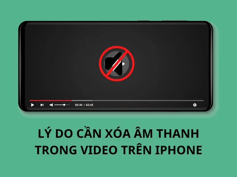 Cách xóa âm thanh trong video trên điện thoại iphone