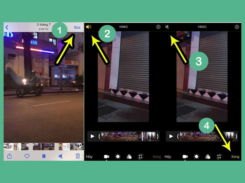 Cách xóa âm thanh trong video trên điện thoại iphone dễ dàng