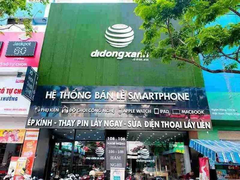 Hệ thống bán lẻ smartphone - Di Động Xanh